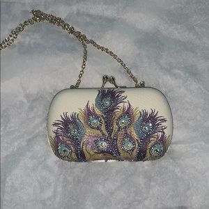 Fancy peacock purse